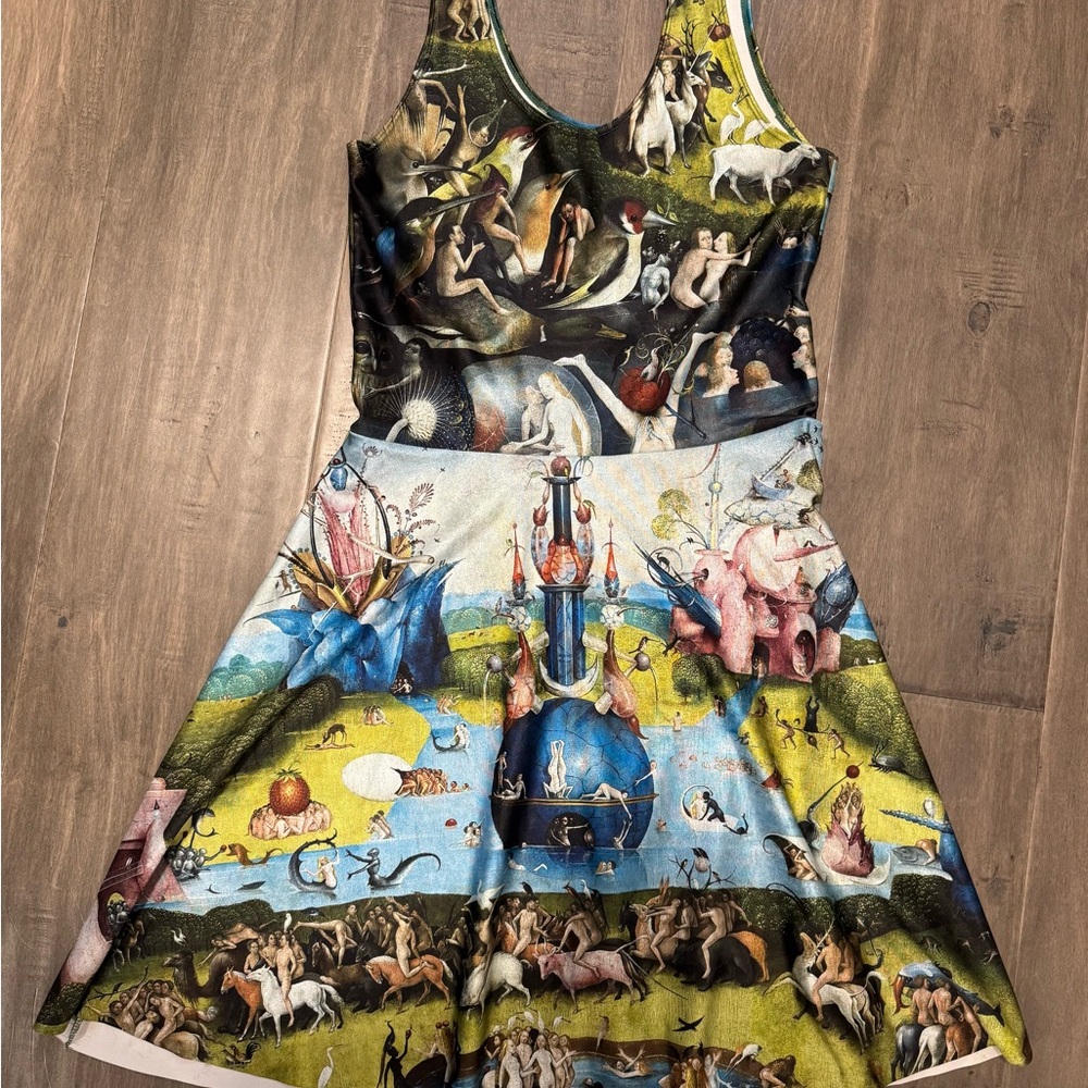 Poprageous Art Print Dress - Medium - Made in Los Angeles